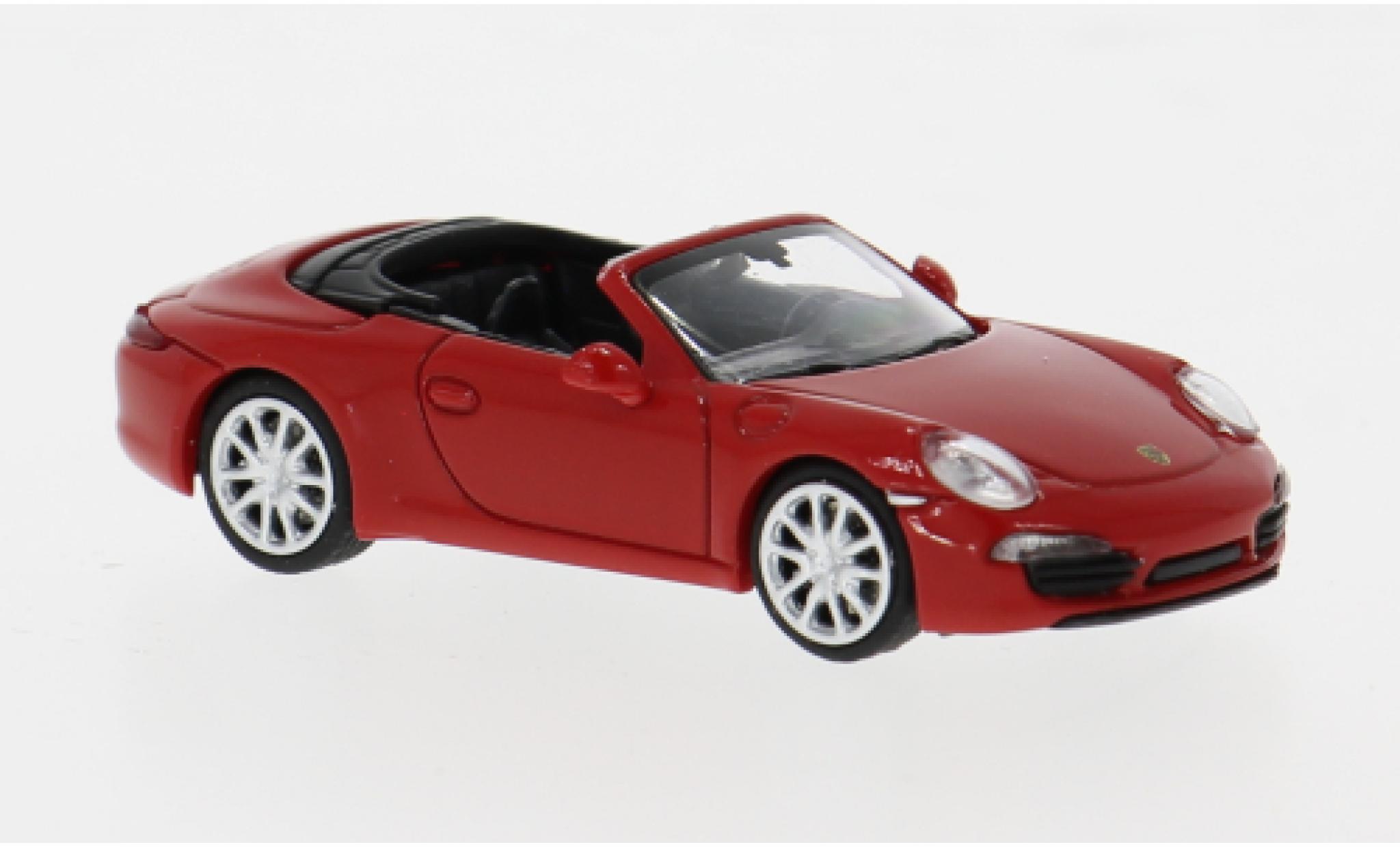 Porsche 911 1/87 Minichamps Cabriolet rood 1:87 modelauto