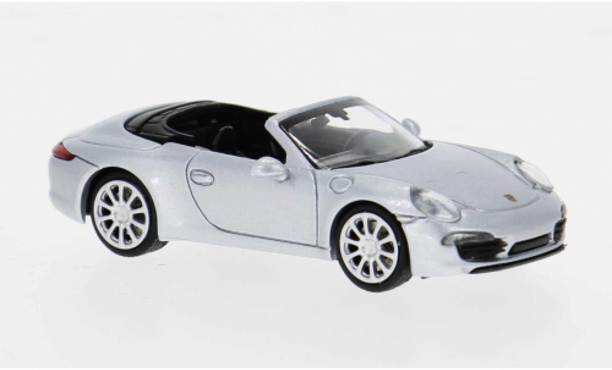 Porsche 911 1/87 Minichamps Cabriolet grijs 1:87 modelauto