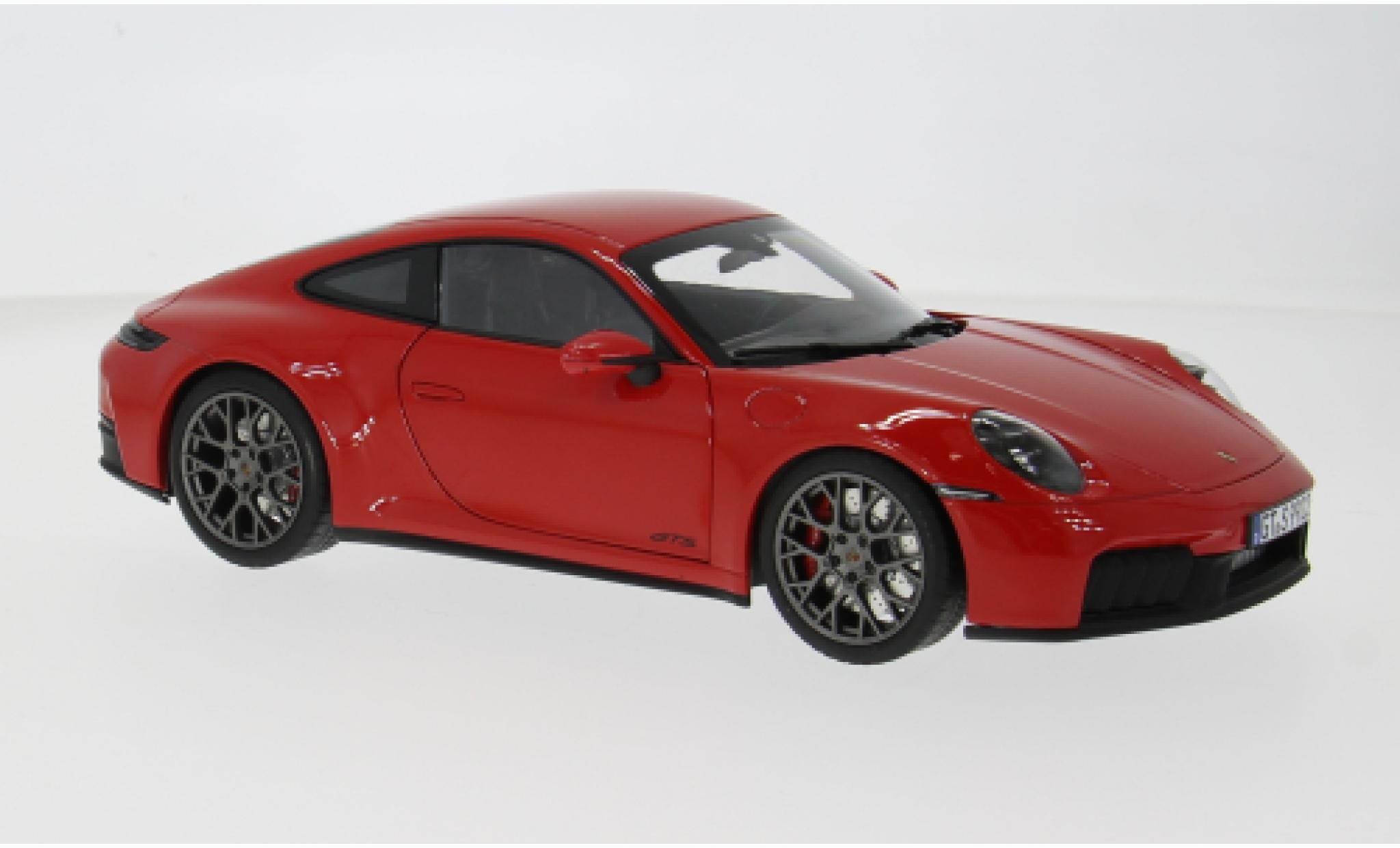 Porsche 911 1/18 Norev Carrera 4 GTS rood 2025 1:18 modelauto