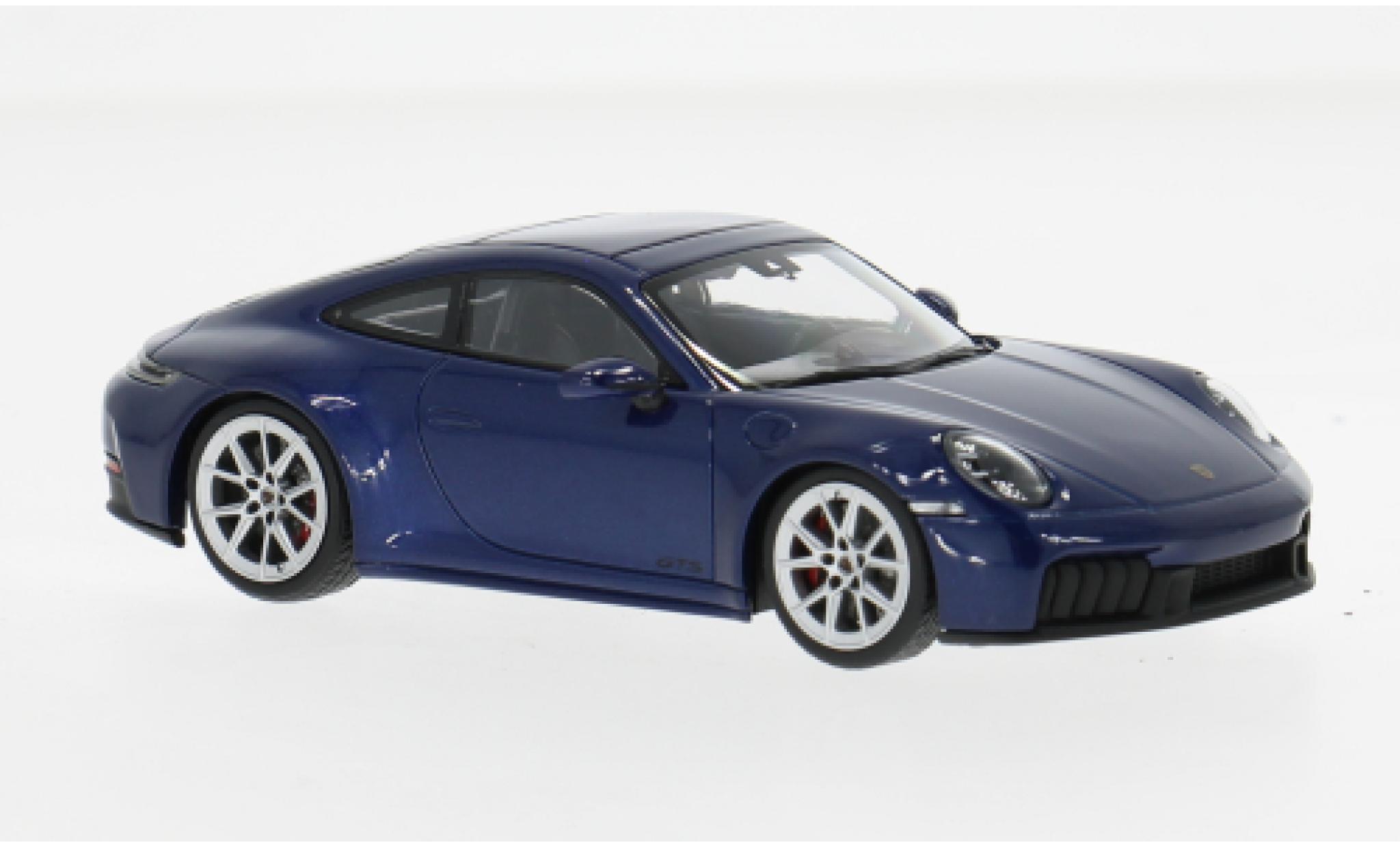 Porsche 911 1/43 Minichamps Carrera GTS blauw 2024 1:43 modelauto