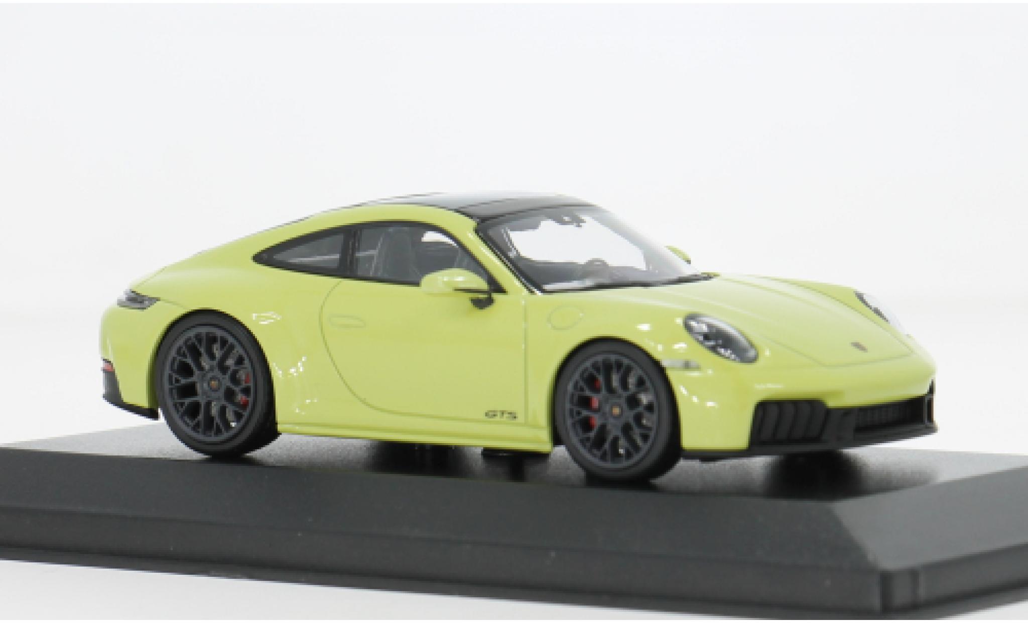 Porsche 911 1/43 Minichamps Carrera GTS geel 2024 1:43 modelauto