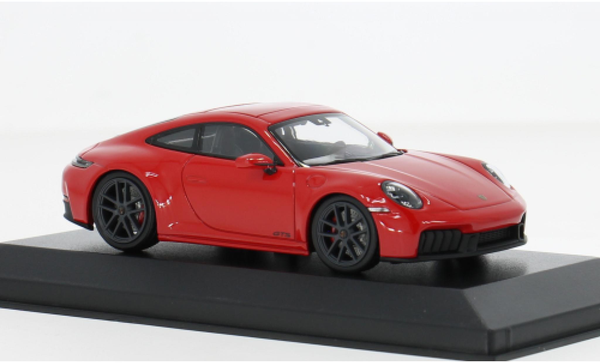 Porsche 911 1/43 Minichamps Carrera GTS rood 2024 1:43 modelauto