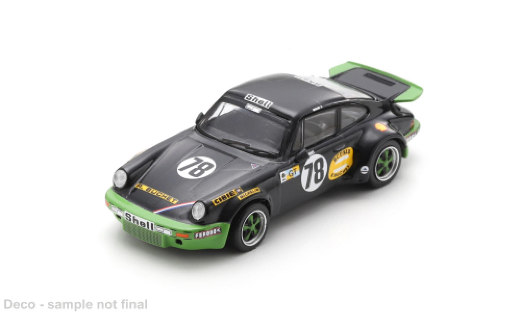 Porsche 930 RS 1/64 Spark 911 Carrera 24h Le Mans 1975 #78 B.Wollek/C.Grandet 1:64 modelauto