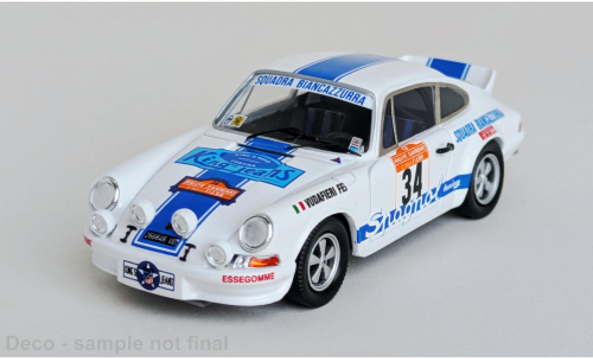 Porsche 930 RS 1/43 Trofeu 911 Carrera Rally San Remo 1974 #34 A.Vudafieri/Fei 1:43 modelauto