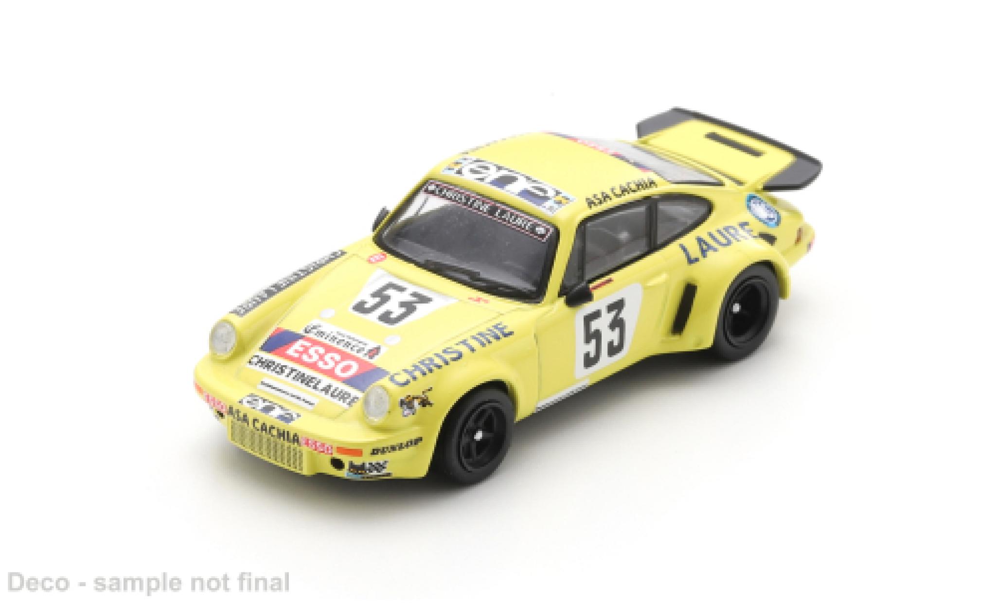 Porsche 930 RSR 1/64 Spark 911 Carrera 24h Le Mans 1976 #53 T.Sabine/P.Dagoreau 1:64 modelauto