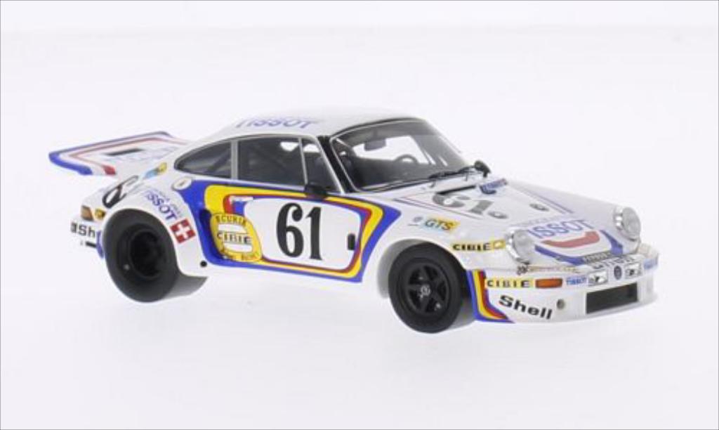 Porsche 930 1/43 Spark Carrera R No.61 Ecurie Cibie Tissot 24h Le Mans 1974 modelauto