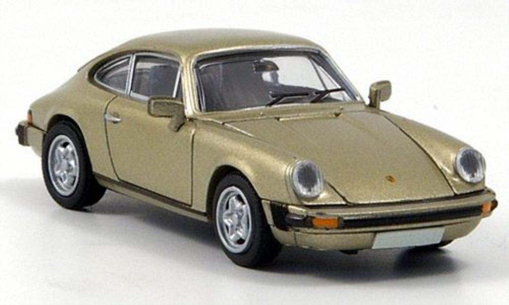Porsche 911 1/87 Brekina Coupe beige-met. modelauto