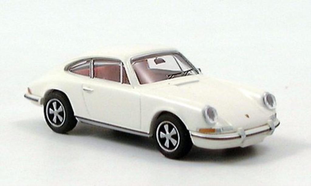 Porsche 911 1/87 Brekina E wit 1970 modelauto