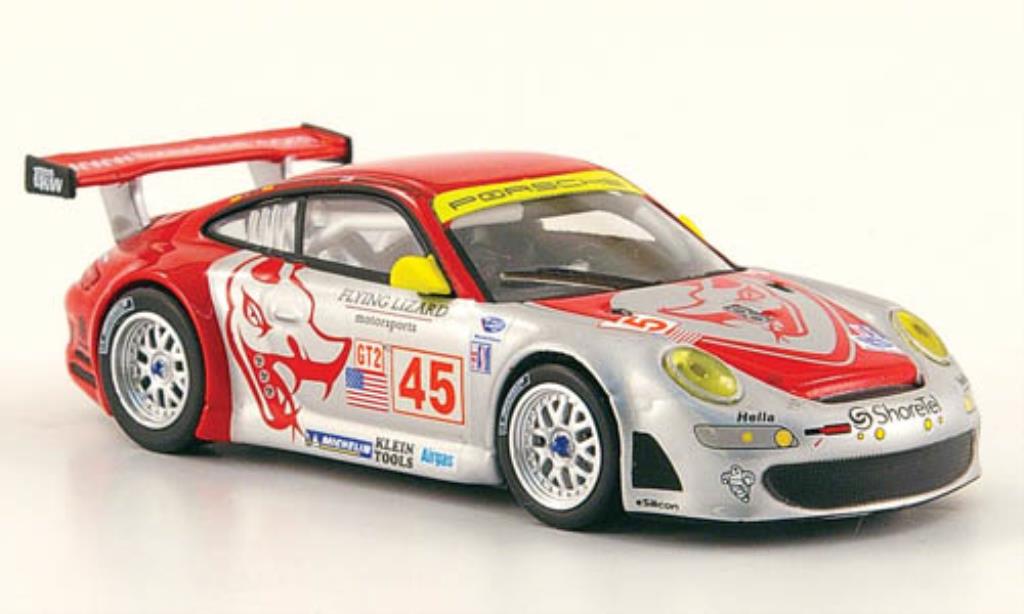 Porsche 997 1/64 Minichamps GT 3 R No.45 Flying Lizard 12h Sebring 2007 modelauto