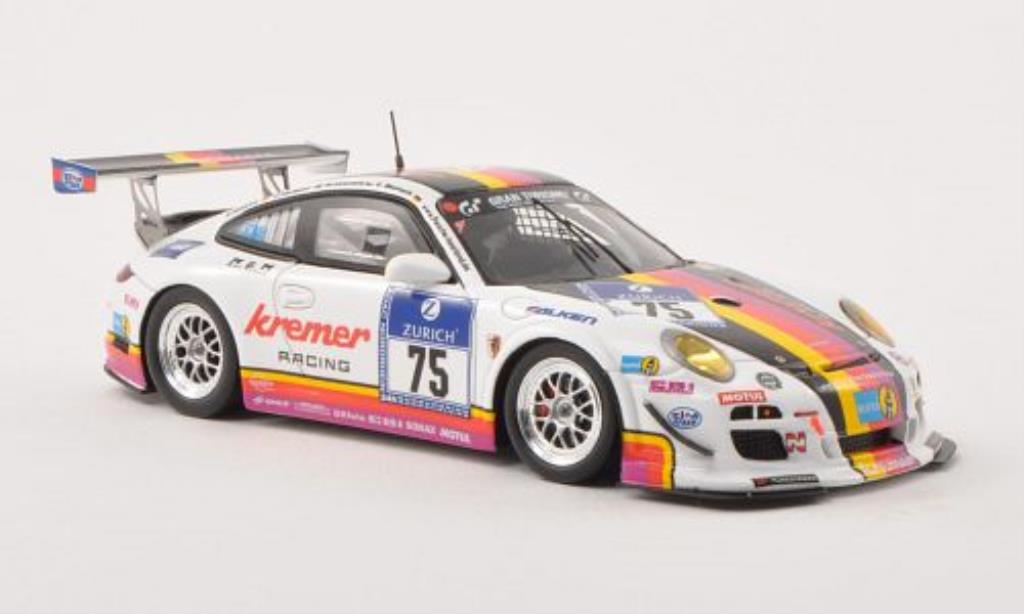 Porsche 997 GT3 CUP 1/43 Spark GT3 Cup No.75 Kremer Racing 24h ADAC Nurburgring 2013 /M.Kalandrik modelauto