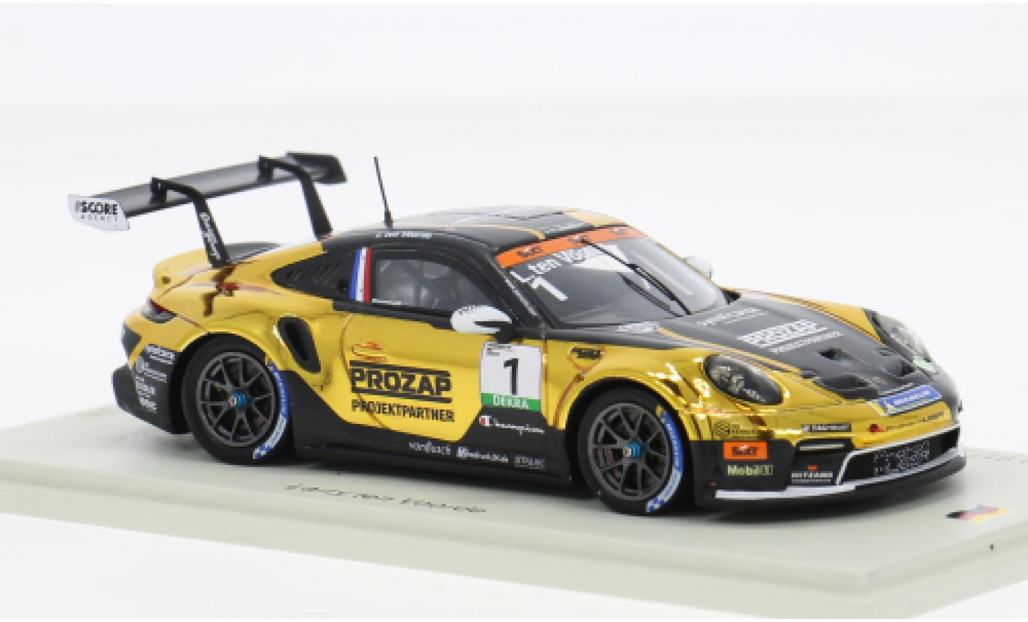Porsche 911 1/43 Spark GT3 Carrera Cup Deutschland 2024 #1 L.ten Voorde 1:43 modelauto
