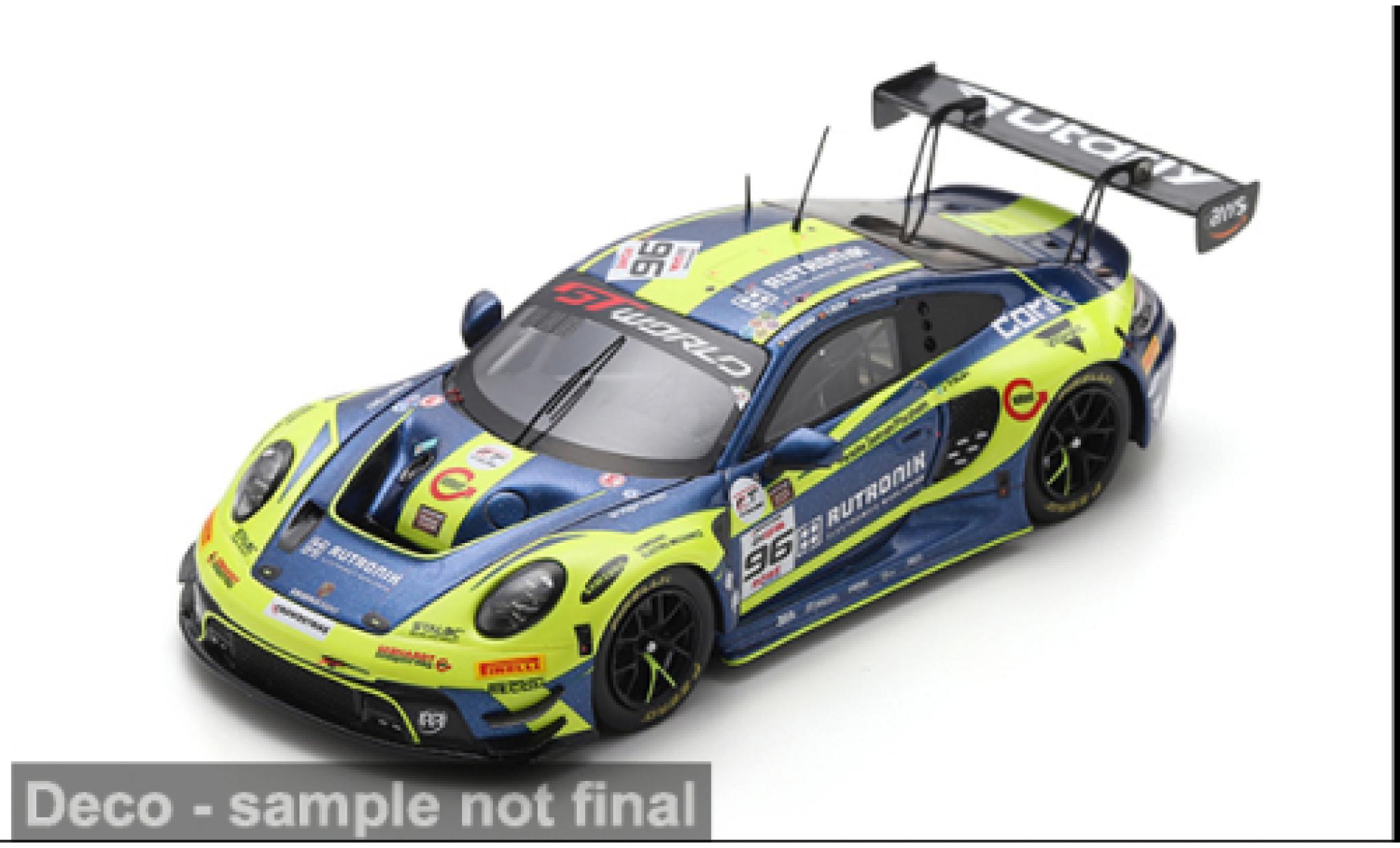 Porsche 992 GT3 R 1/43 Spark 911  24h Spa 2025 Rutronik Racing #96 S.M&uuml;ller/P.Niederhauser 1:43 modelauto