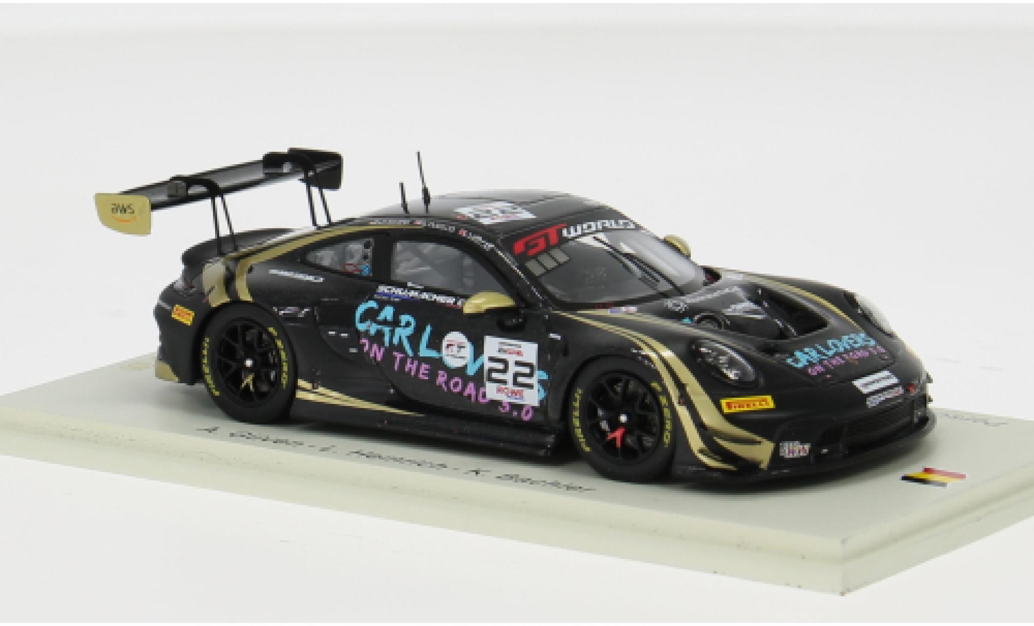 Porsche 992 GT3 R 1/43 Spark 911  24h Spa 2025 Schumacher CLRT #22 A.G&uuml;ven/L.Heinrich 1:43 modelauto