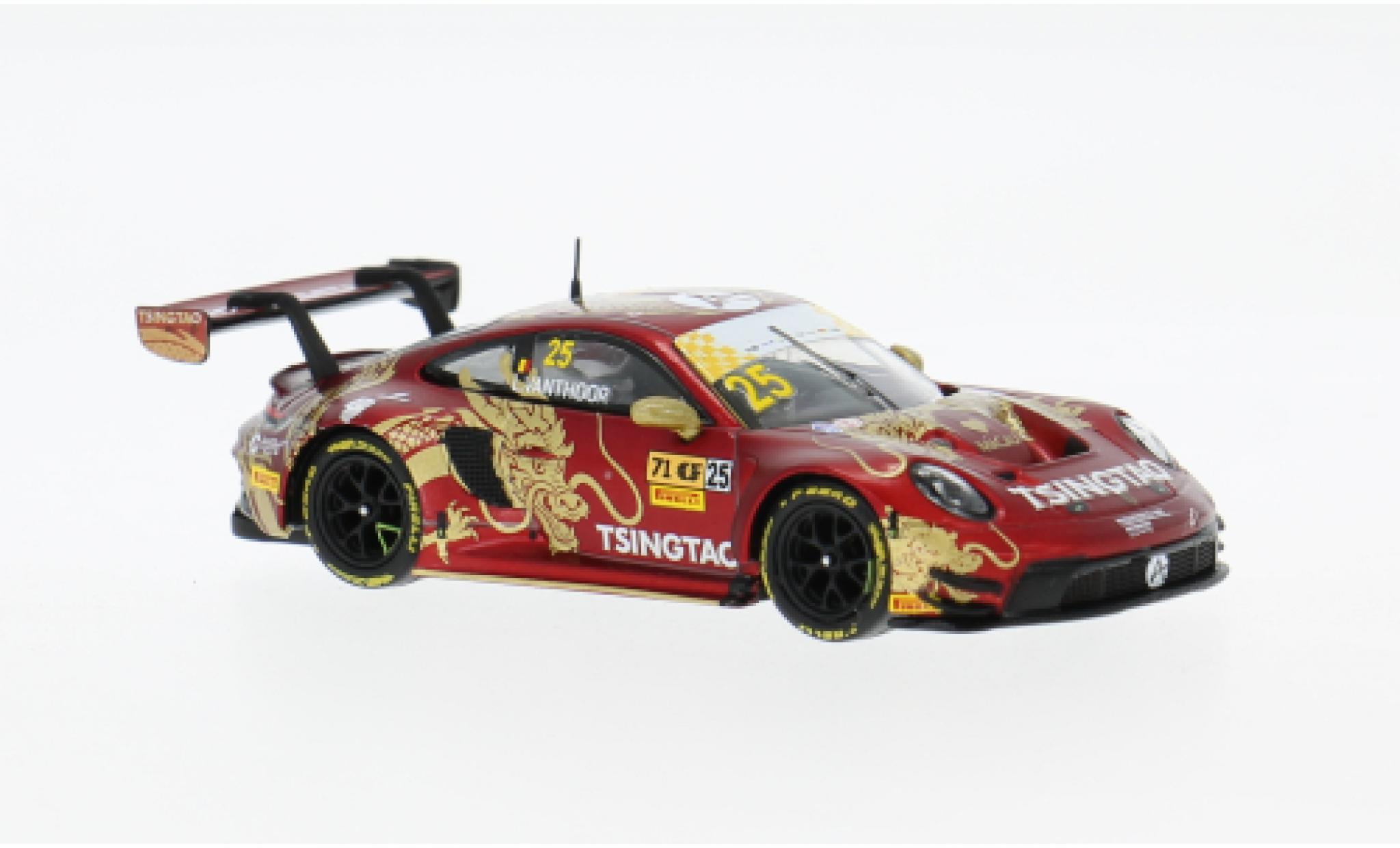 Porsche 992 GT3 R 1/64 Spark 911  Fia GT World Cup GT Cup Macau 2024 #25 L.Vanthoor 1:64 modelauto