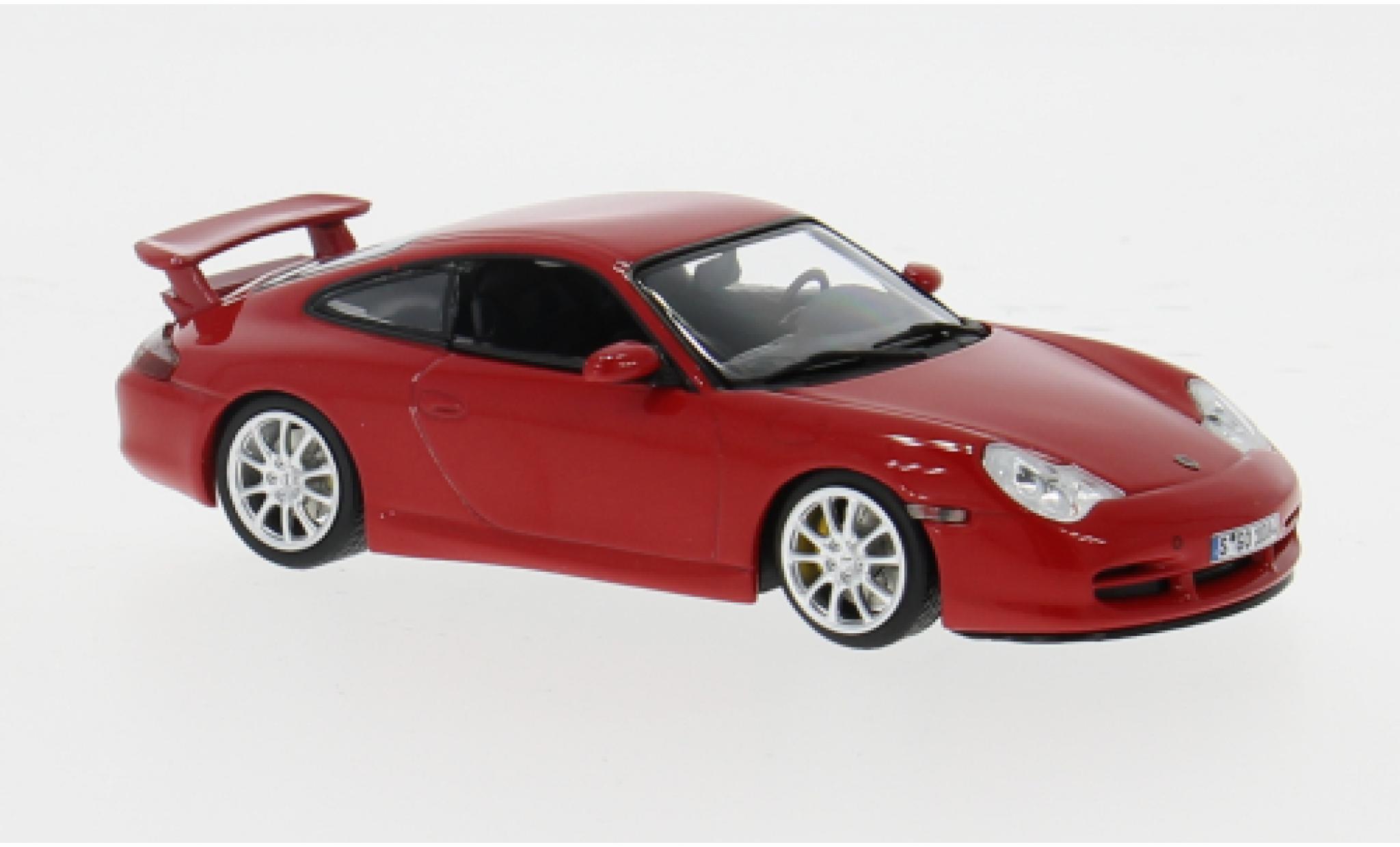 Porsche 996 GT3 1/43 Minichamps 911 rood 2003 1:43 modelauto