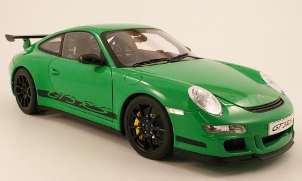 Porsche 997 GT3 1/12 Autoart GT3 grun/zwart 2006 modelauto
