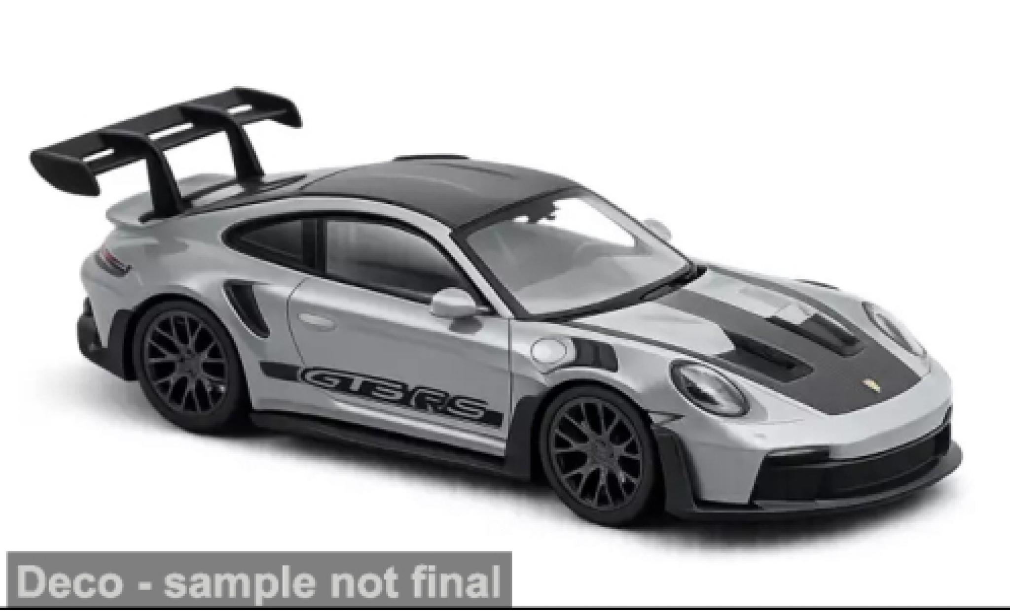 Porsche 911 1/43 Norev GT3 RS grijs/zwart 2022 1:43 modelauto
