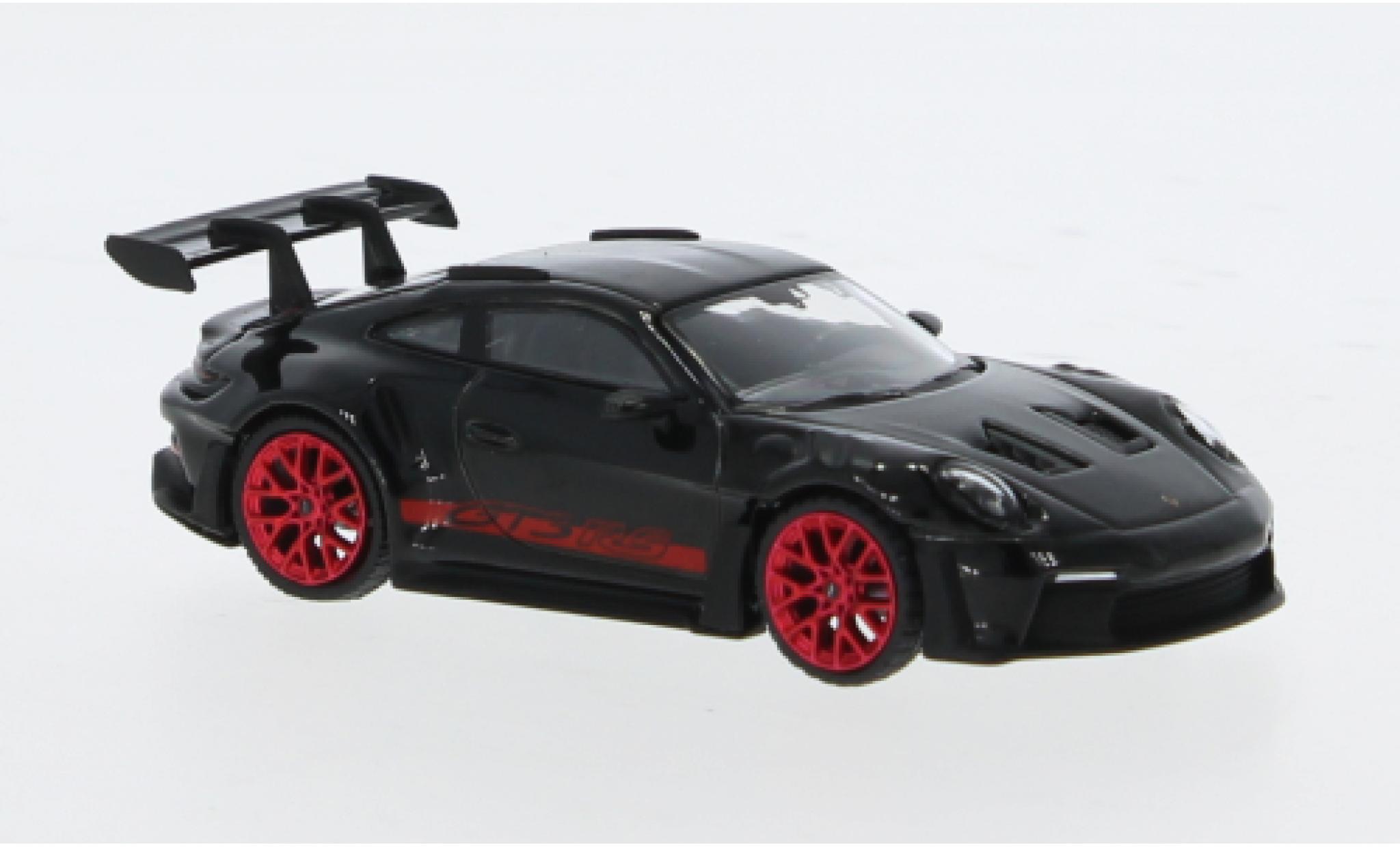 Porsche 911 1/64 Mini GT GT3 RS zwart 1:64 modelauto