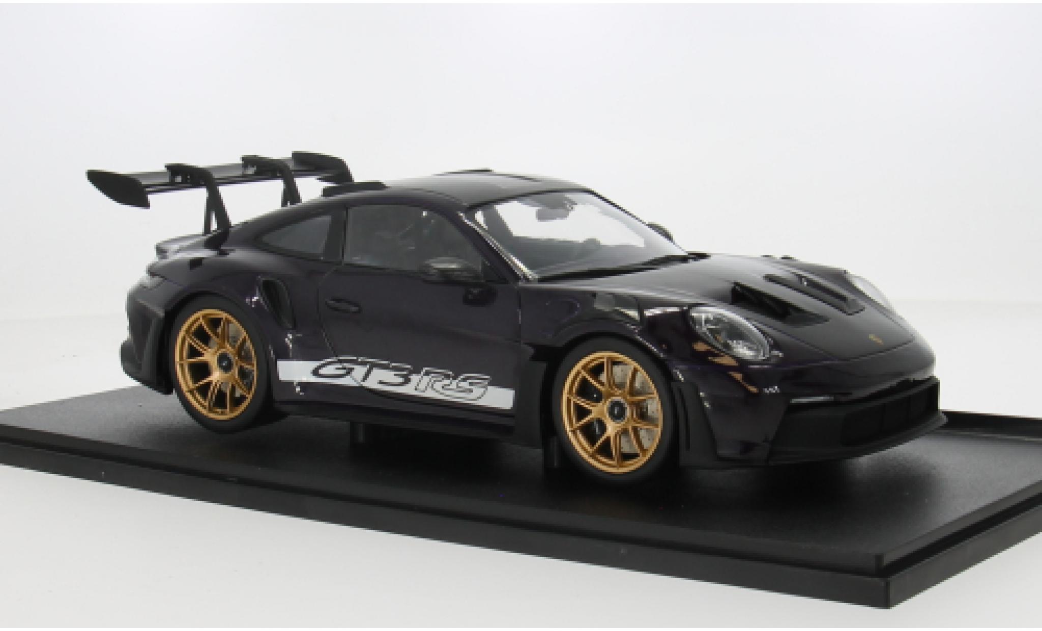Porsche 911 1/18 Solido GT3 RS paars 1:18 modelauto