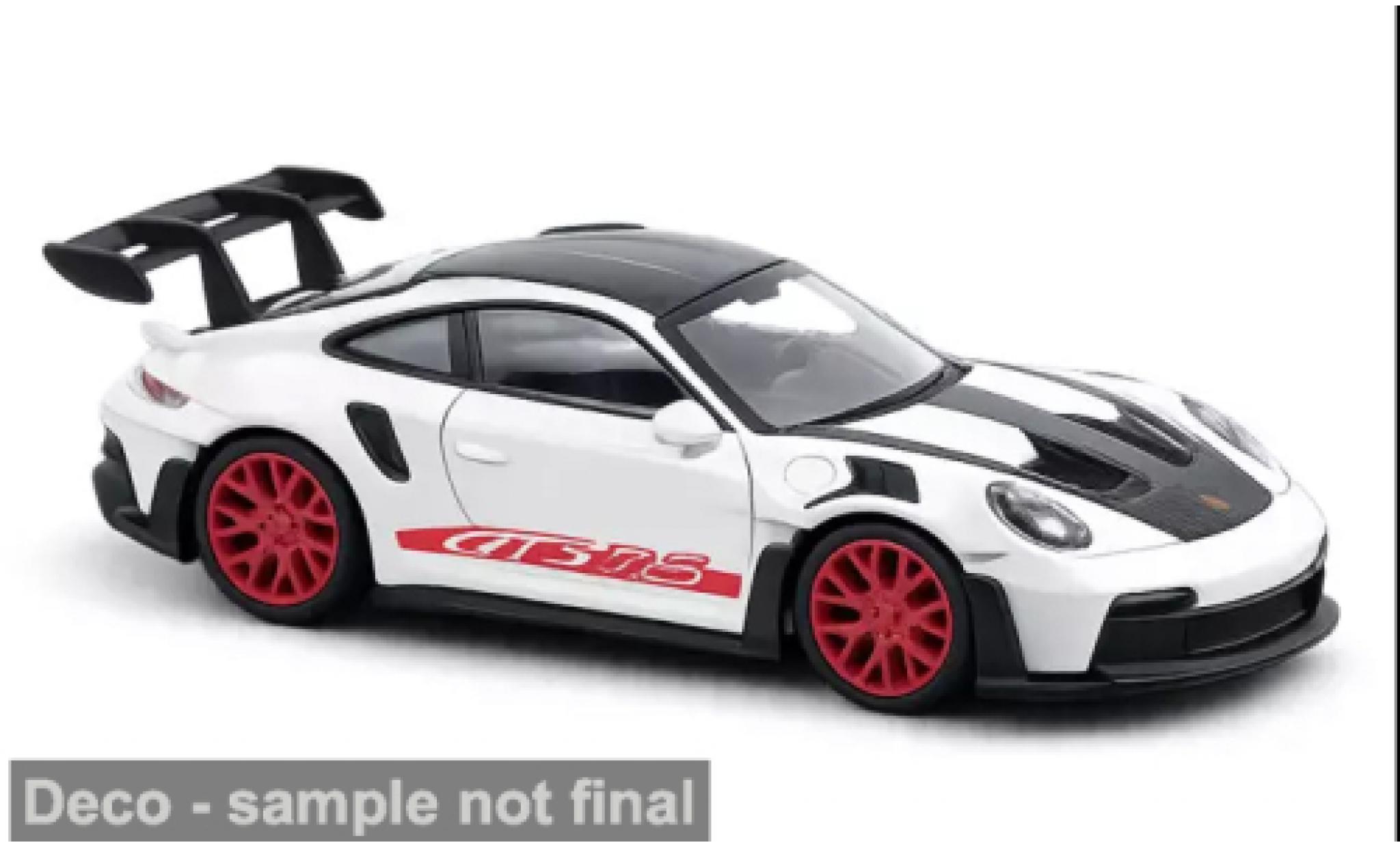 Porsche 911 1/43 Norev GT3 RS wit/zwart 2022 1:43 modelauto