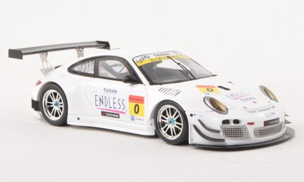 Porsche 997 GT3 1/43 Ebbro GT3R No.0 Taisan Endless Super GT300 Testfahrzeug Okayama 2013 /N.Yokomizo modelauto