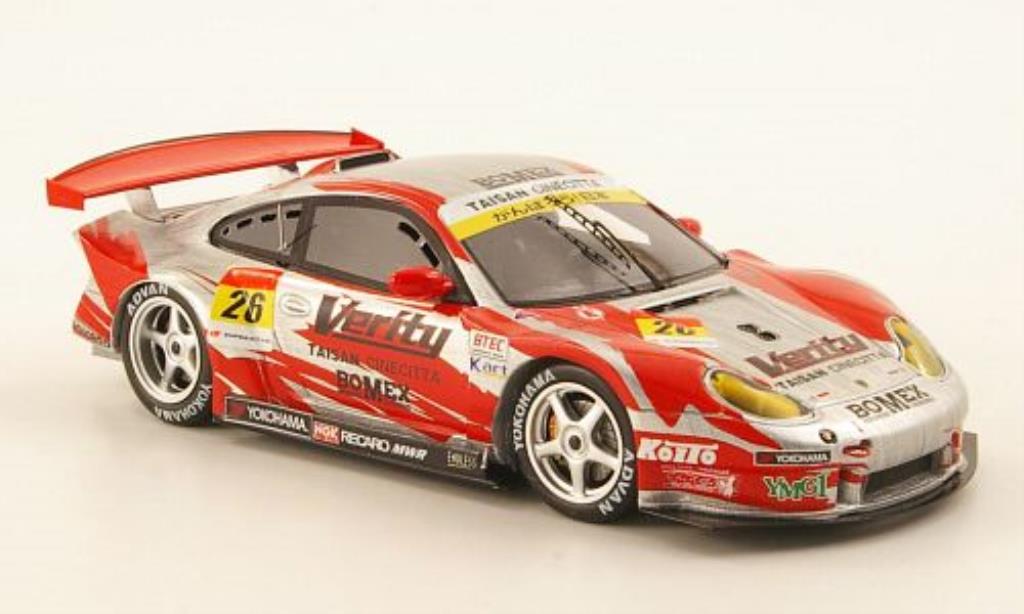 Porsche 997 GT3 1/43 Ebbro GT3R Verity No.26 Taisan Cinecitta Super GT300 2011 modelauto