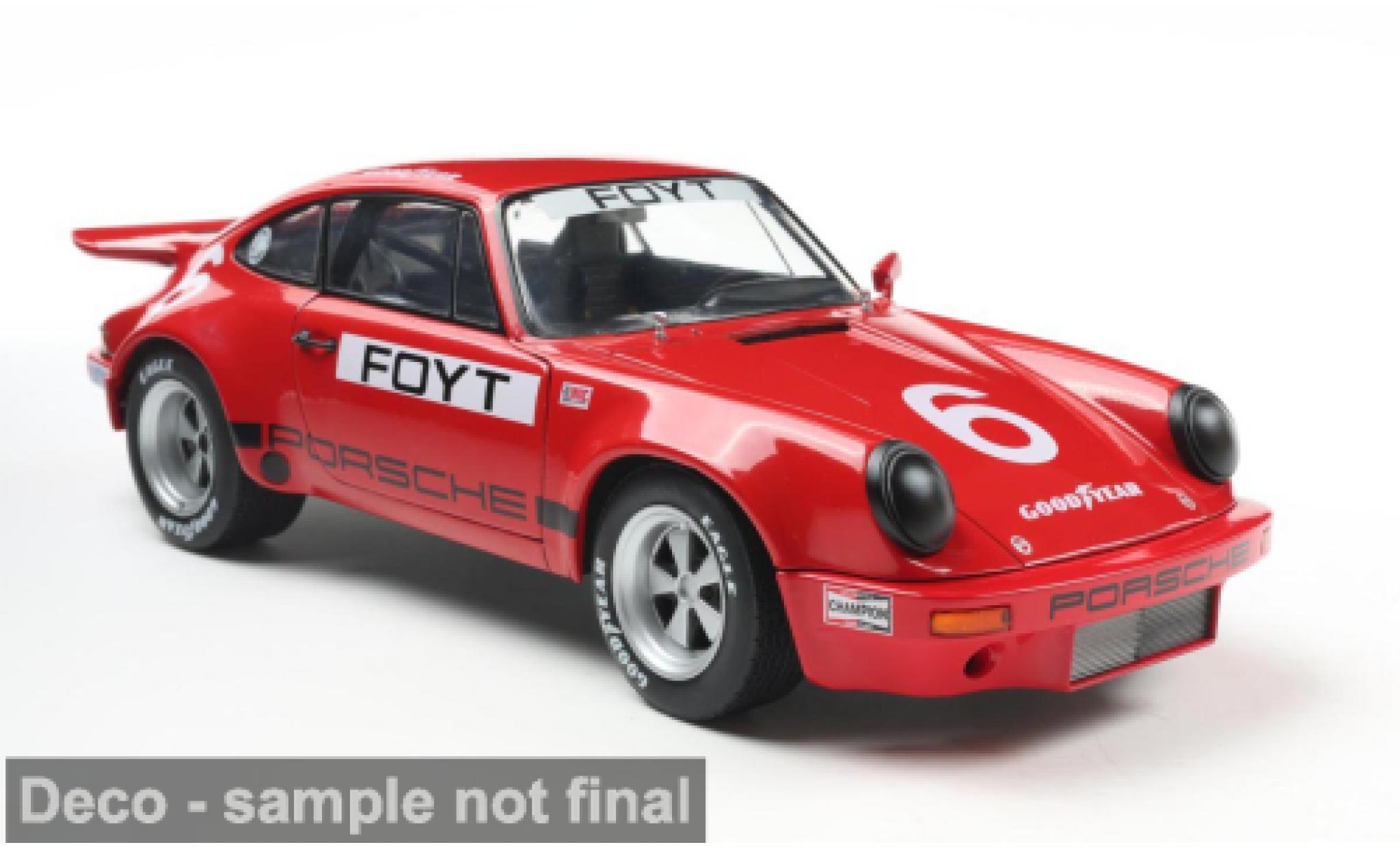 Porsche 911 1/18 Solido IROC rood 1:18 modelauto