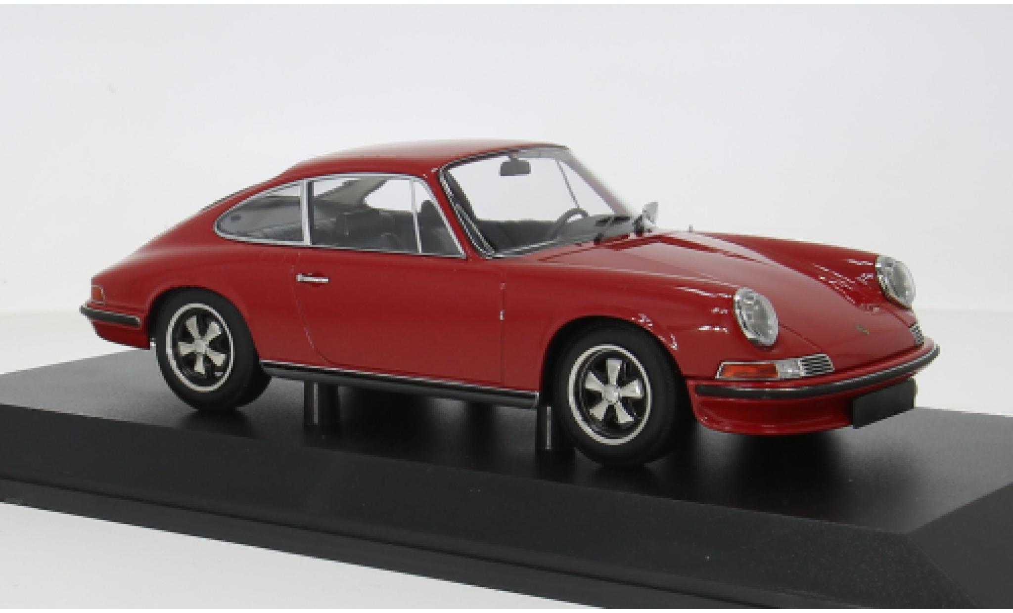 Porsche 911 1/18 Minichamps rood 1972 1:18 modelauto