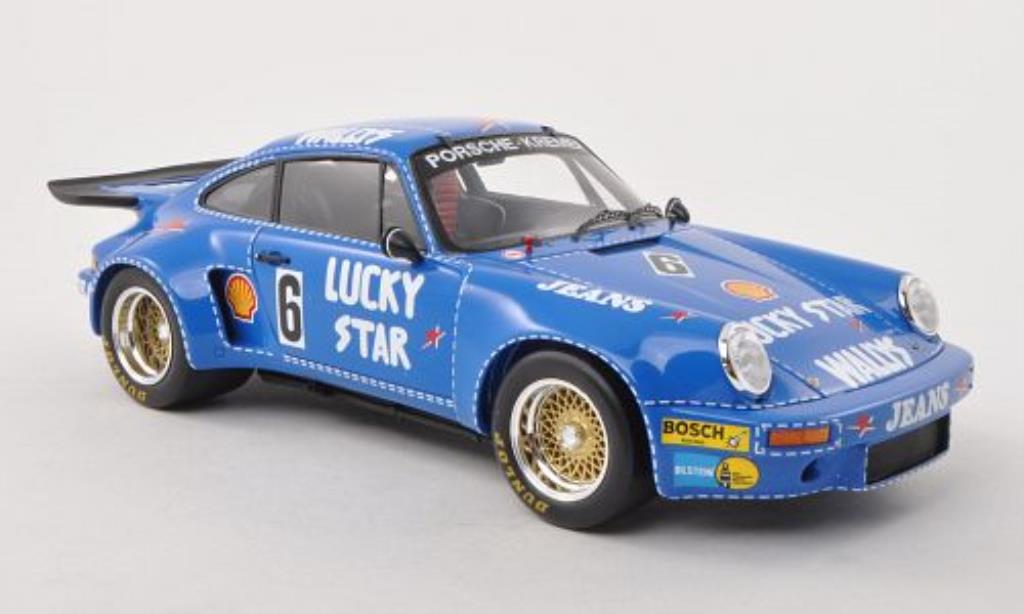 Porsche 930 RSR 1/18 Spark RSR No.6 Wallys Jeans/Lucky Star Nurburgring 1974 modelauto