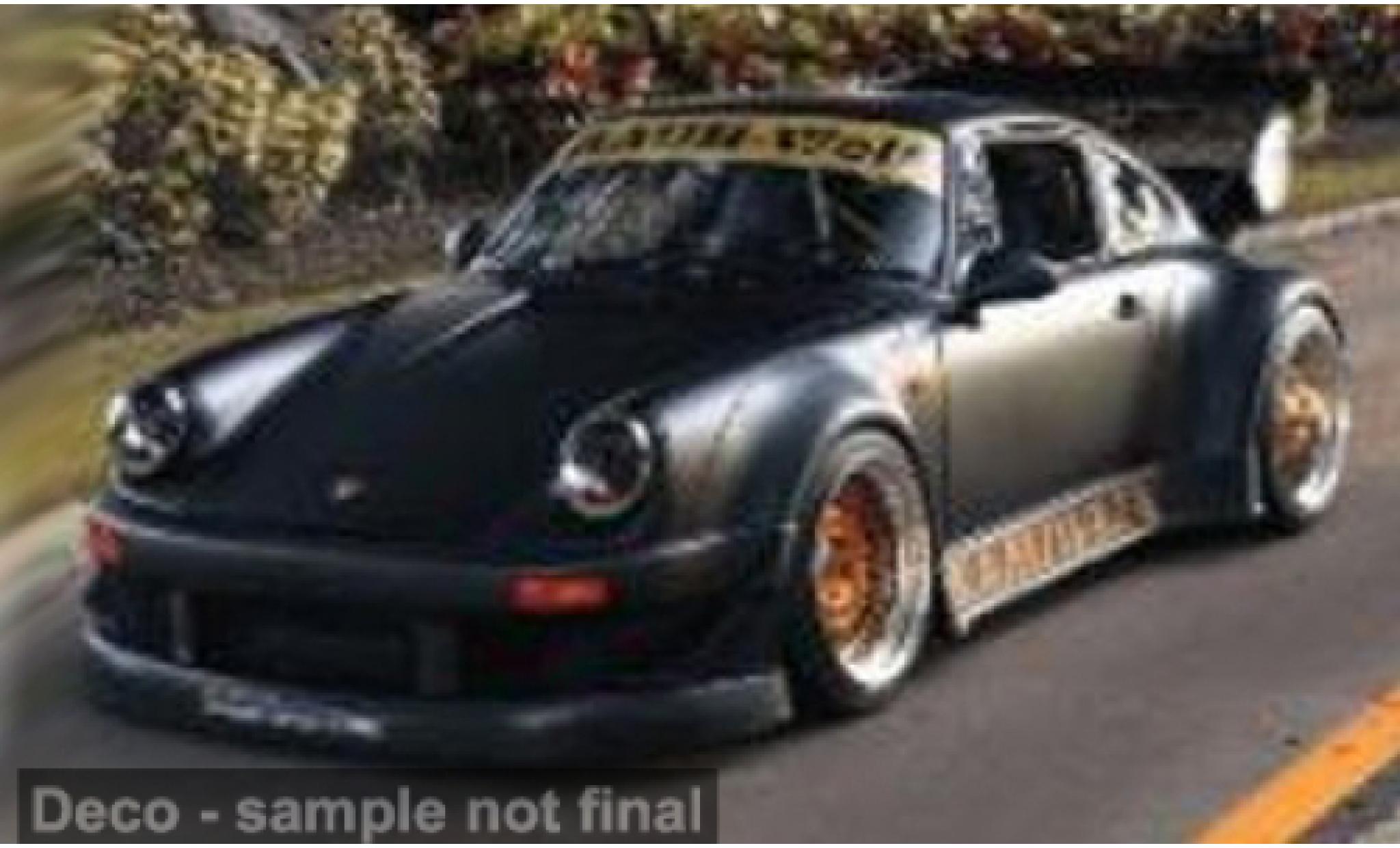 Porsche 911 1/43 Solido RWB Body Kit zwart 1:43 modelauto