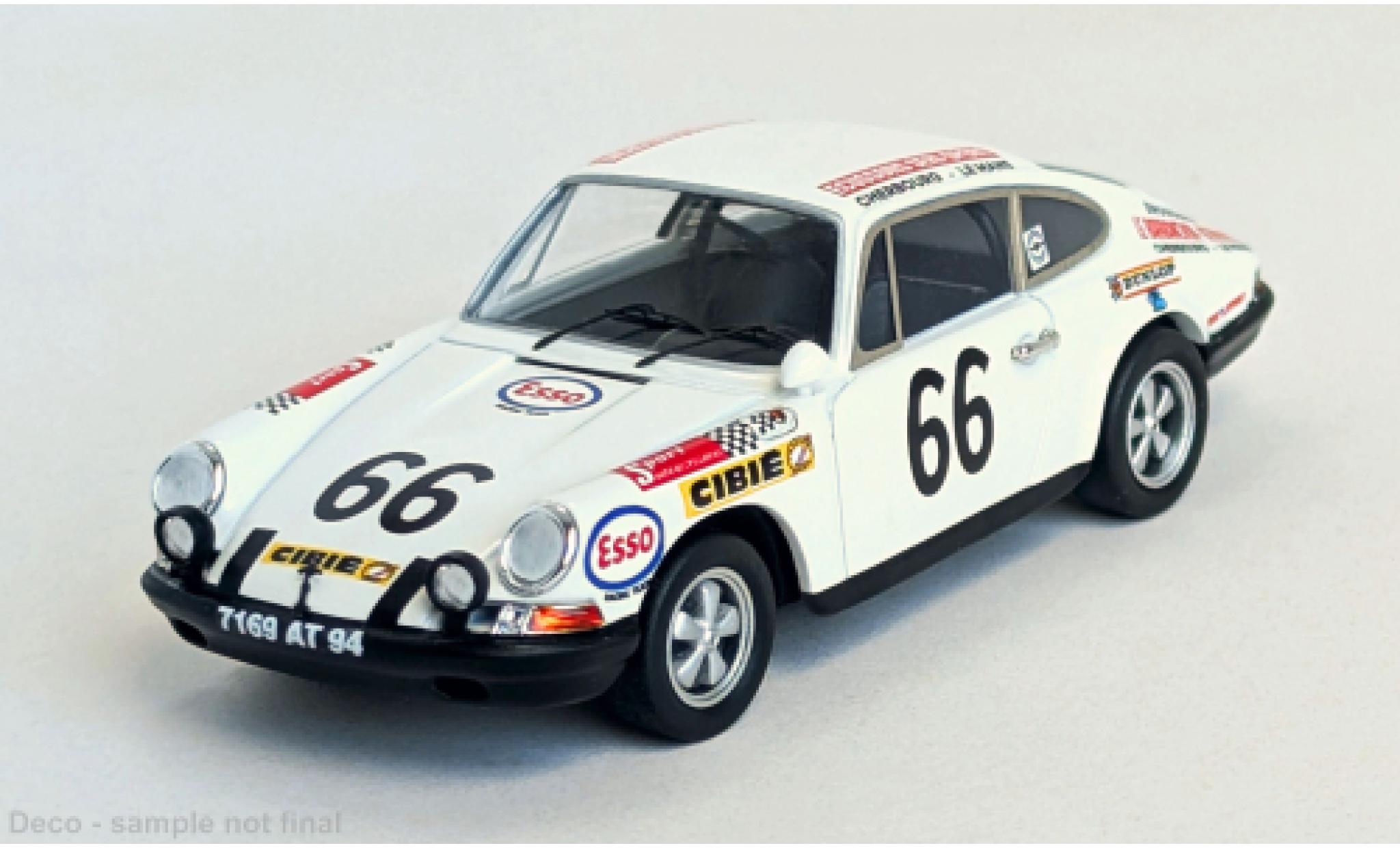 Porsche 911 1/43 Trofeu S 24h Le Mans 1970 #66 C.Swietlik/J-C.Lagniez 1:43 modelauto
