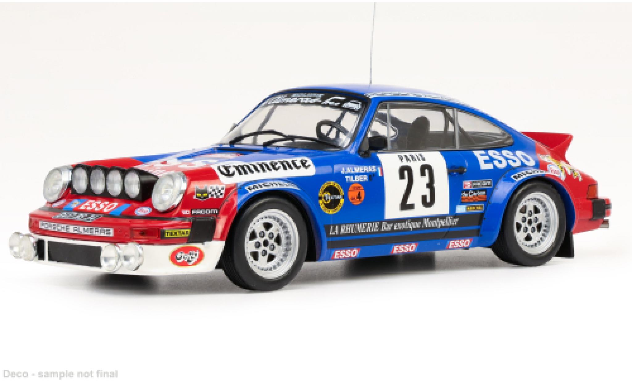 Porsche 930 1/18 IXO 911 SC Gr.4 Rally Monte Carlo 1981 Almeras #23 J.Almeras/C.Tilber 1:18 modelauto