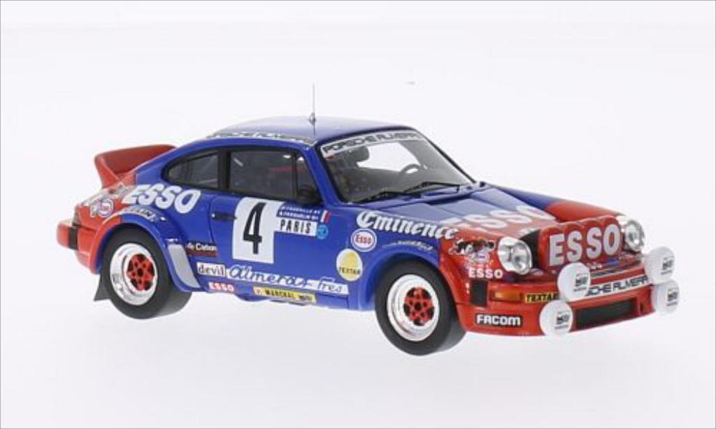 Porsche 930 SC 1/43 Spark SC No.4 Almeras Esso Rallye WM Rallye Monte-Carlo 1982 modelauto