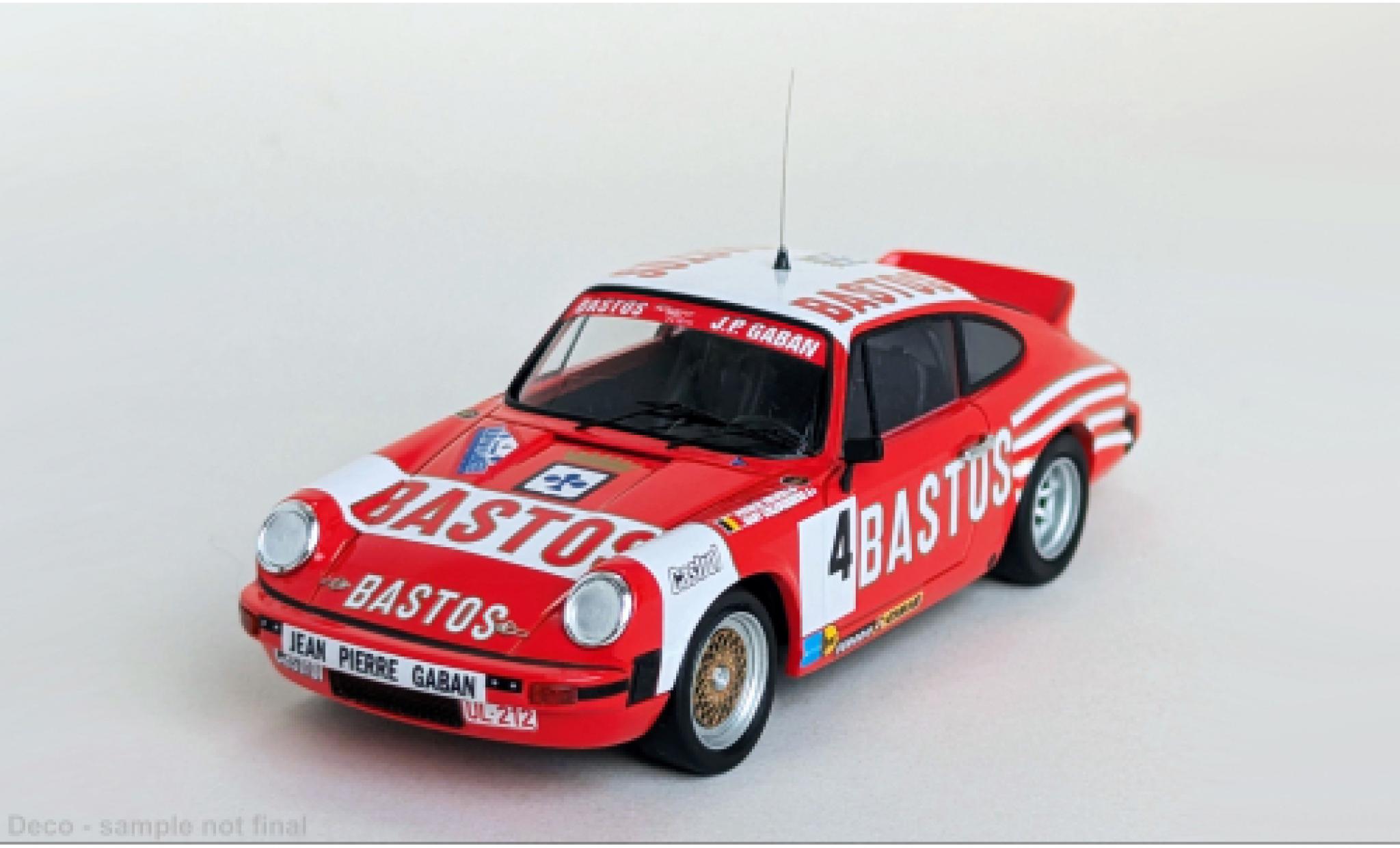 Porsche 930 1/43 Trofeu 911 SC Omloop van Vlaanderen 1983 #4 P.Snijers/D.Colebunders 1:43 modelauto