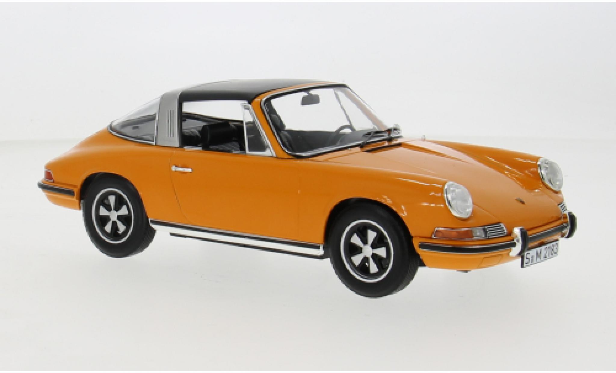 Porsche 911 1/18 Norev T2.2 Targa oranje 1970 1:18 modelauto