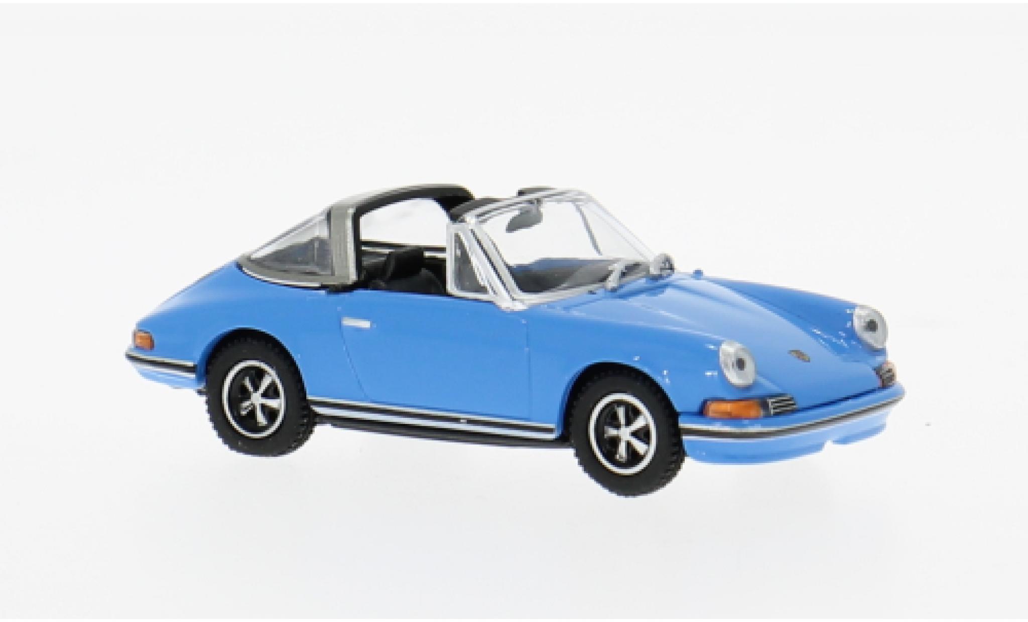 Porsche 911 1/87 Minichamps Targa blauw 1972 1:87 modelauto