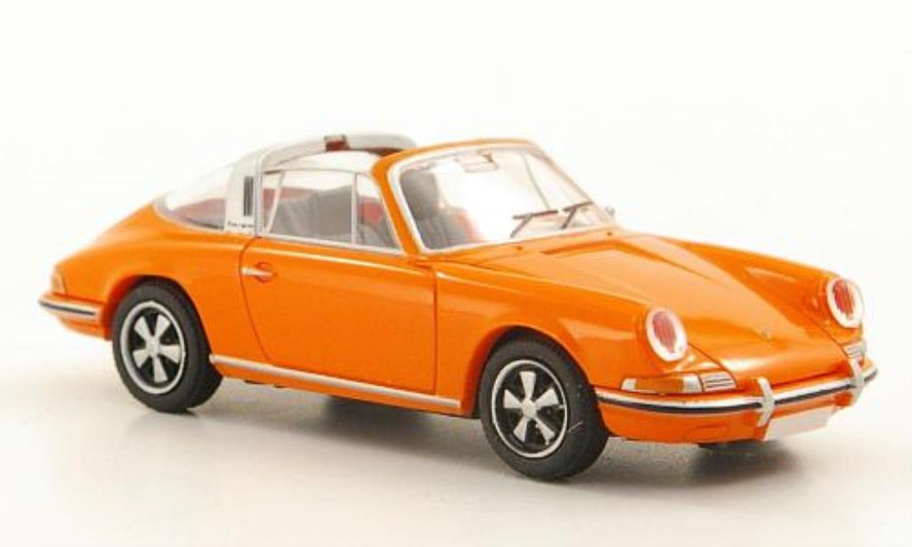 Porsche 911 Targa 1/87 Brekina Targa (F-Reihe) oranje modelauto