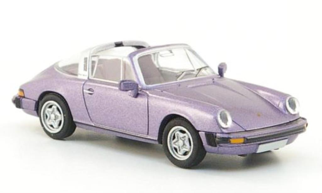 Porsche 911 Targa 1/87 Brekina Targa (G-Reihe) flieder modelauto