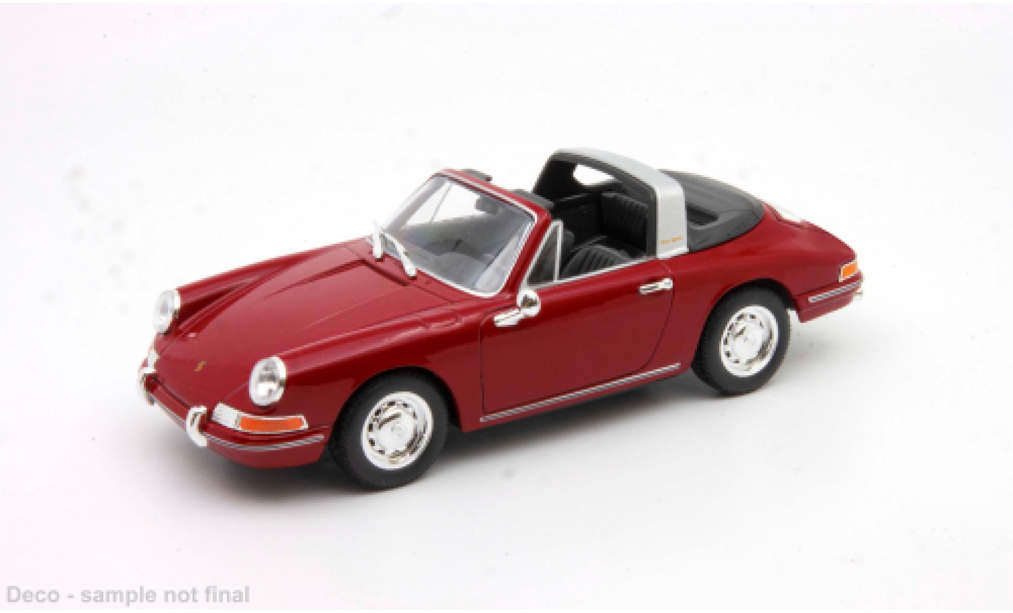 Porsche 911 1/24 Welly Targa rood 1:24 modelauto