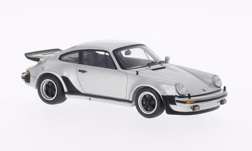 Porsche 930 Turbo 1/43 Spark Turbo 3.0 grijs 1975 modelauto