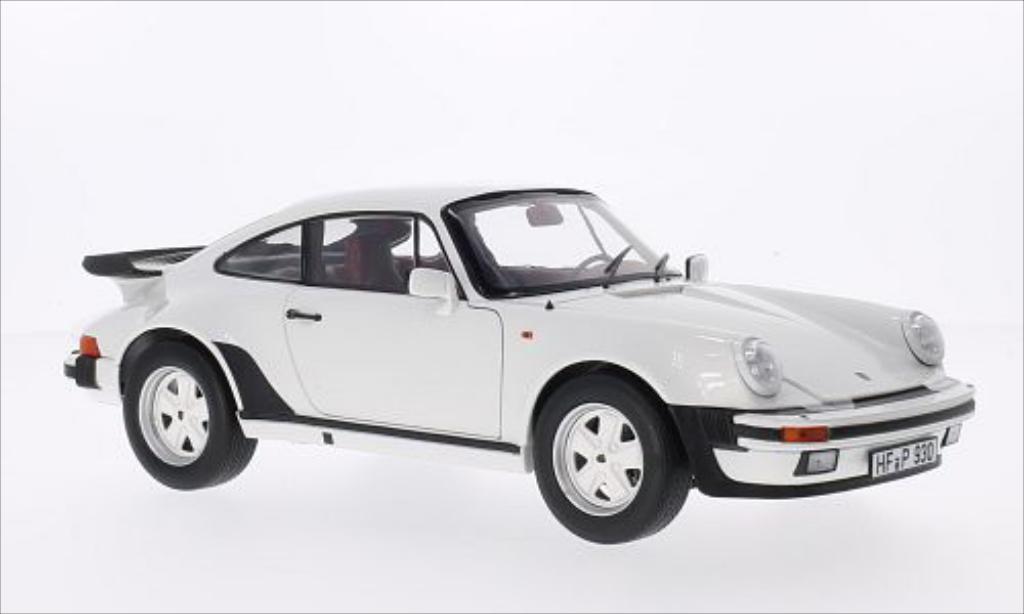 Porsche 930 Turbo 1/18 Norev Turbo 33 wit 1977 modelauto