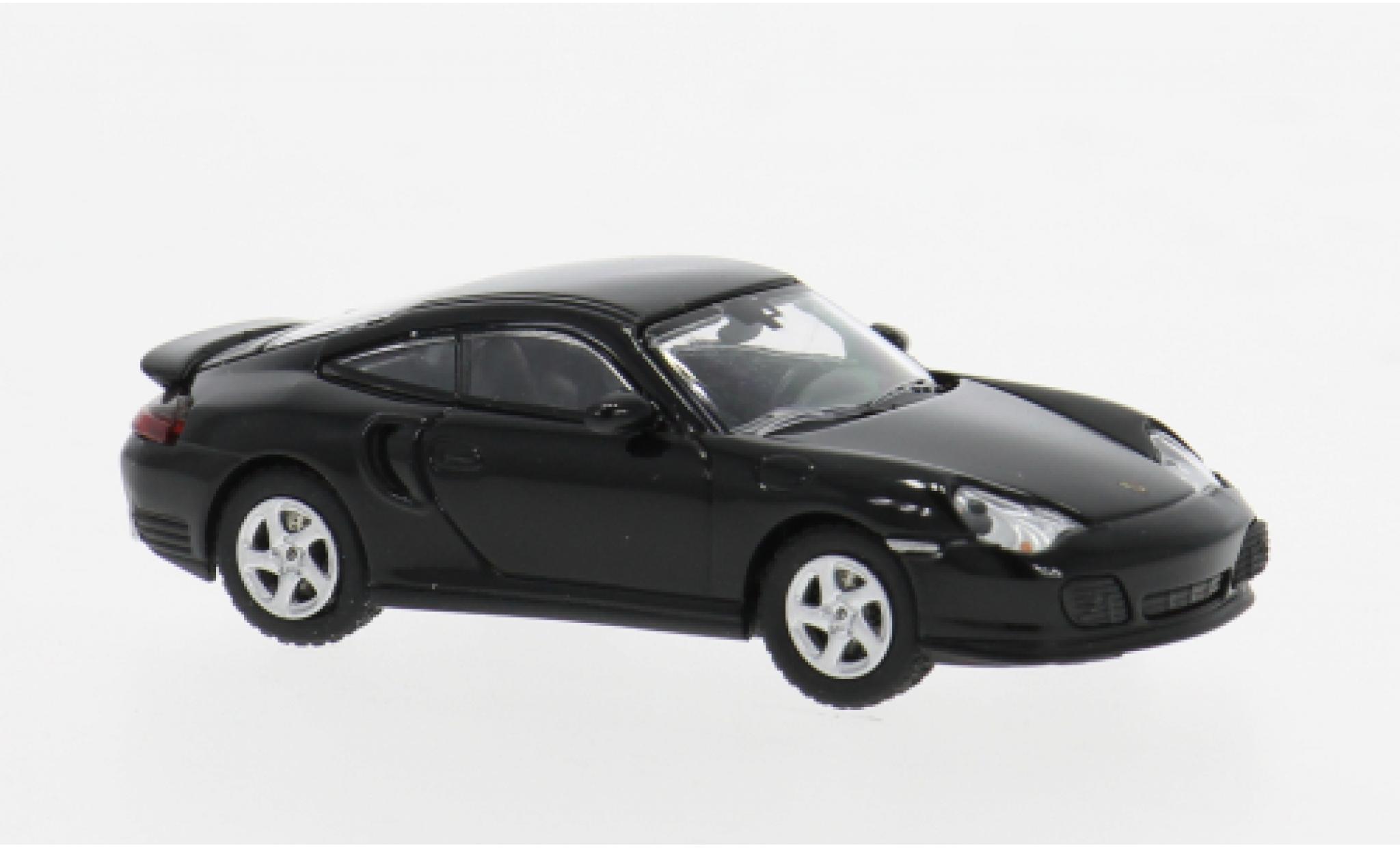 Porsche 996 Turbo 1/87 Minichamps 911 zwart 2000 1:87 modelauto