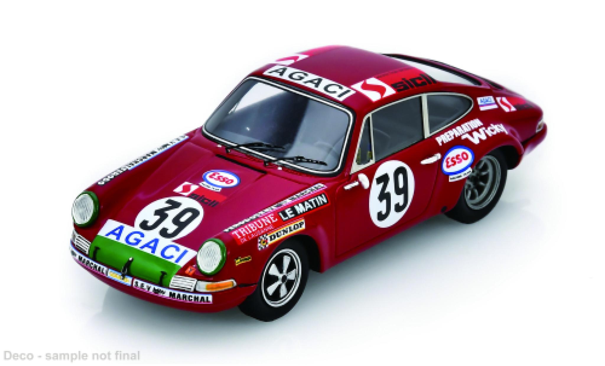 Porsche 911 1/43 Spark S 24h Le Mans 1971 #39 G.Verrier/G.Foucault 1:43 modelauto