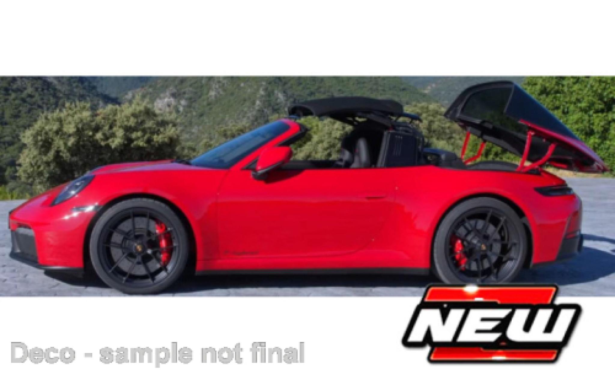 Porsche 992 1/18 Maisto 912 (.2) Ta rood 1:18 modelauto