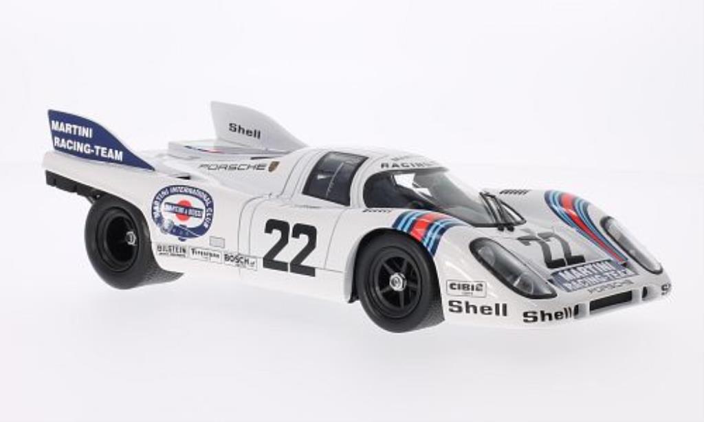 Porsche 917 1971 1/18 Norev K No.22 Martini Racing-Team Martini 24h Le Mans 1971 /G.van modelauto