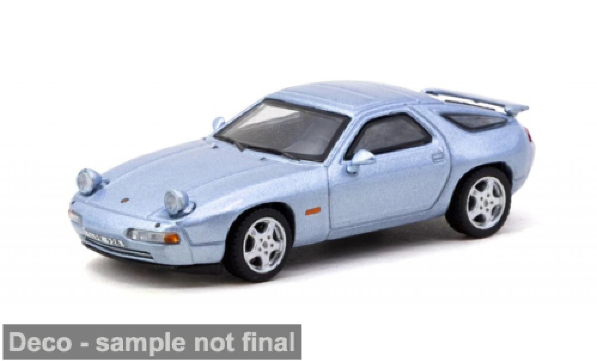 Porsche 928 1/64 Tarmac Works GTS blauw 1992 1:64 modelauto