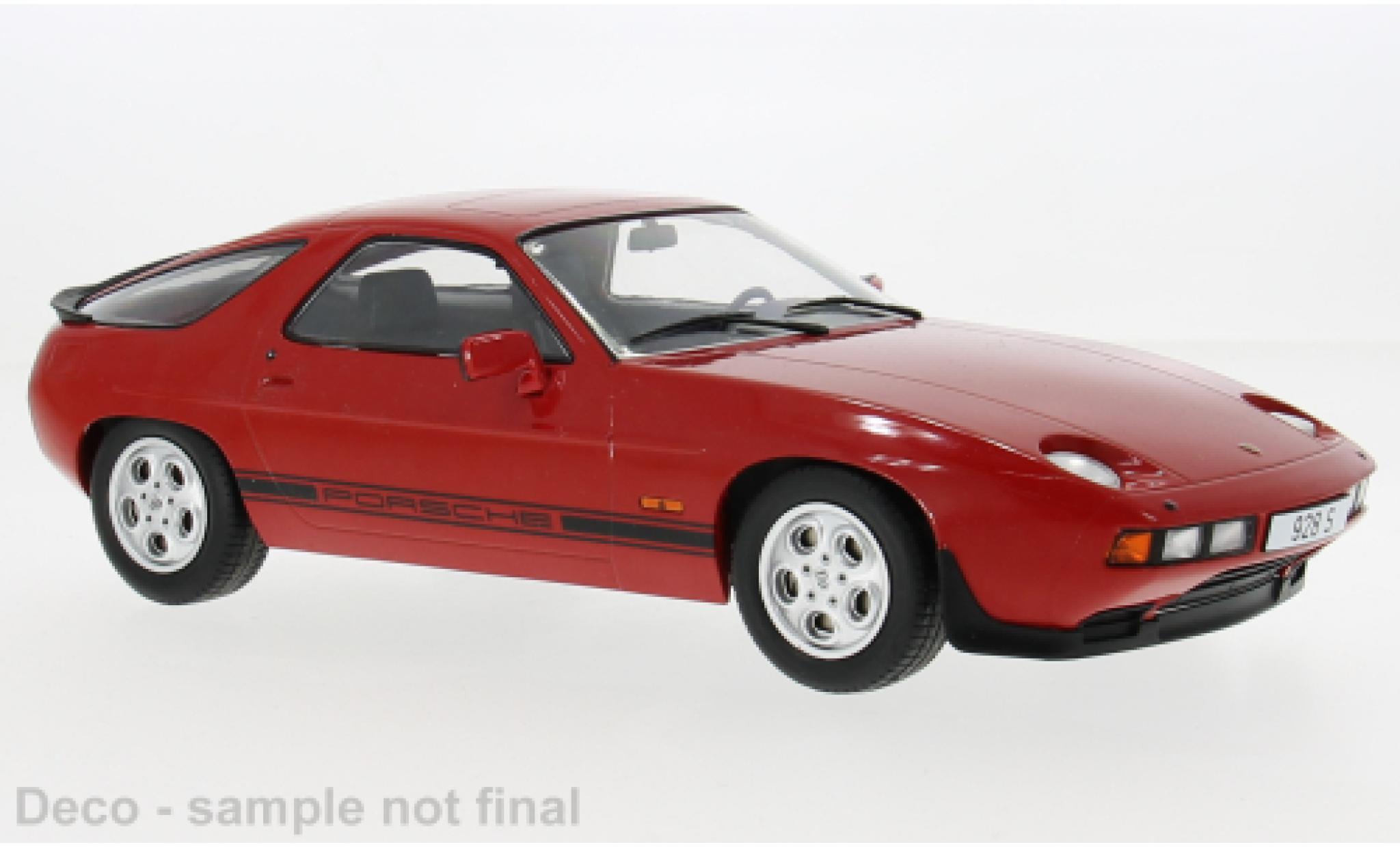 Porsche 928 1/18 MCG S rood 1980 1:18 modelauto