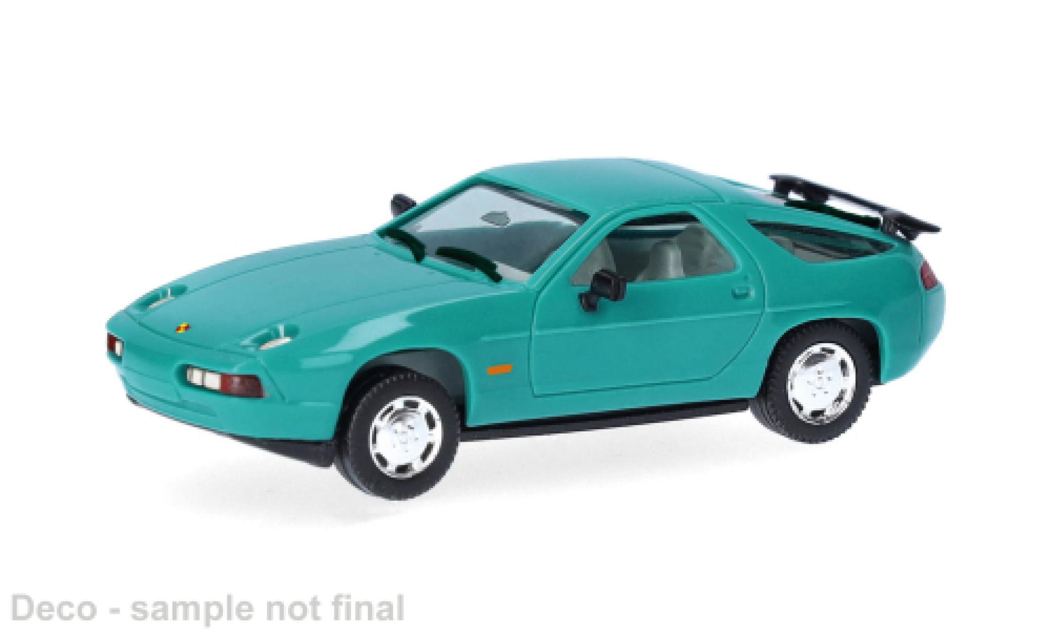 Porsche 928 1/87 Herpa S4 turquoise 1:87 modelauto