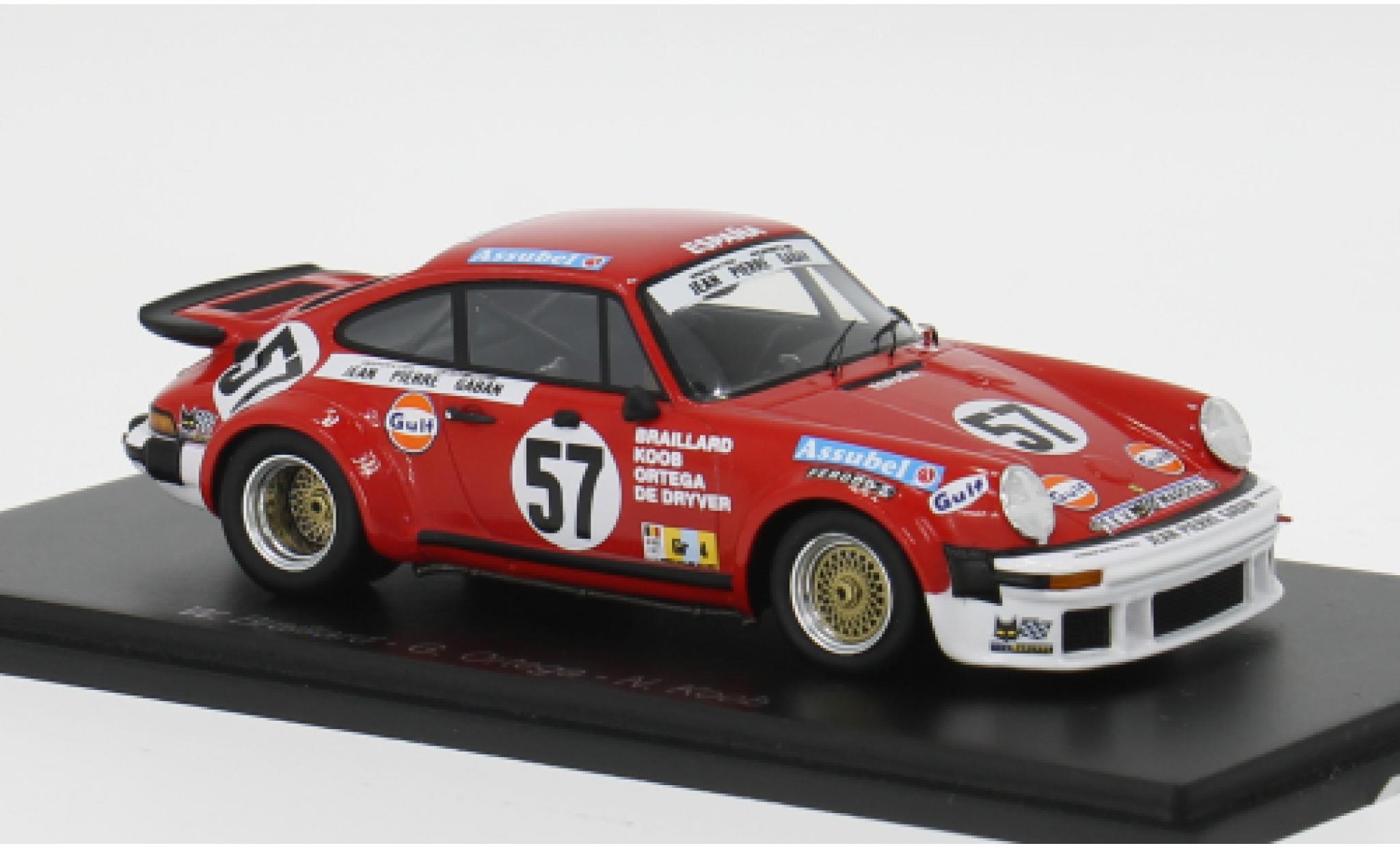 Porsche 934 1977 1/43 Spark 24h Le Mans #57 W.Braillard/G.Ortega 1:43 modelauto