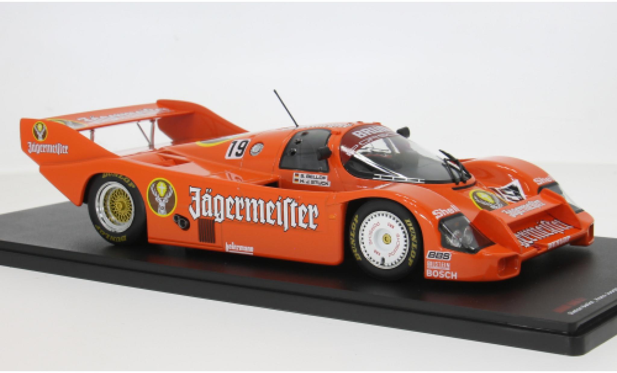Porsche 956 1984 1/18 Werk83 K 1000 Km Imola J&auml;germeister #19 S.Bellof/H-J.Stuck 1:18 modelauto